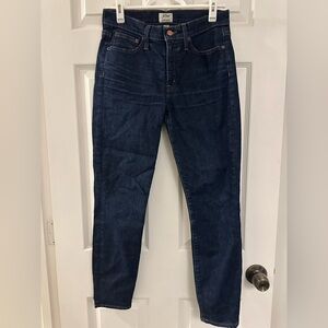 J. Crew High Rise Dark Blue Jeans